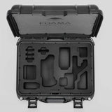 Top view of Foama Black Color Carry-on case and Custom Foam Insert for Sony FX-3 Carry-On Case