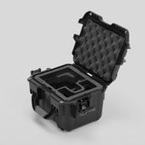 Angle view of Black Color DJI Zenmuse H30 Storage Case with Black Layer Custom Foam Insert