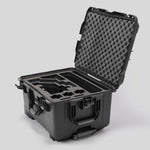 Angled view of Sony FX6 Black Color Studio Case and Custom Foam Insert