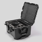 Angled view of Sony FX6 Black Color Studio Case and Custom Foam Insert